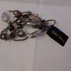 cookie lee stretch bracelet multi color beads